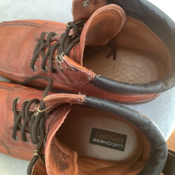 Lucchese Sport Mens Lace Up Boot, Brown size 9.5D - Picture 9 of 9